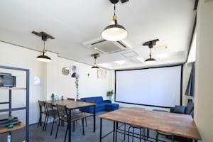【平塚駅5分】オフ会等のプライベート利用に最適な特大スクリーン付きのレンタルスペース