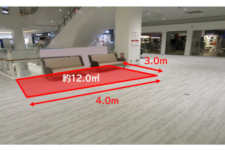 【ららぽーと湘南平塚】2階 YAMA東エスカレーター横の画像4
