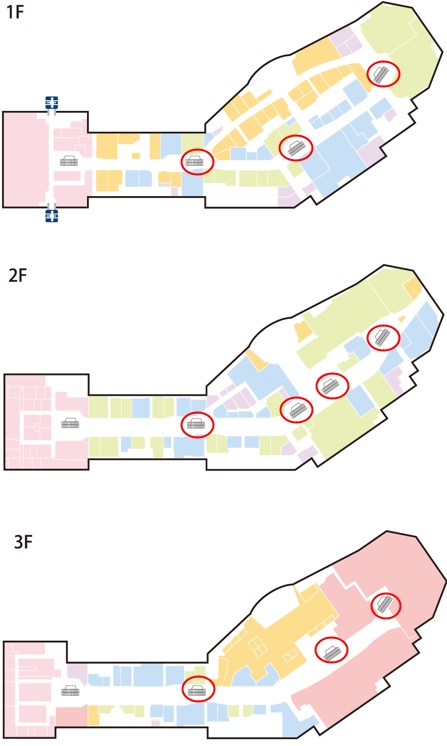 【イオンモール新利府】モール内広告 エスカレーターレーン