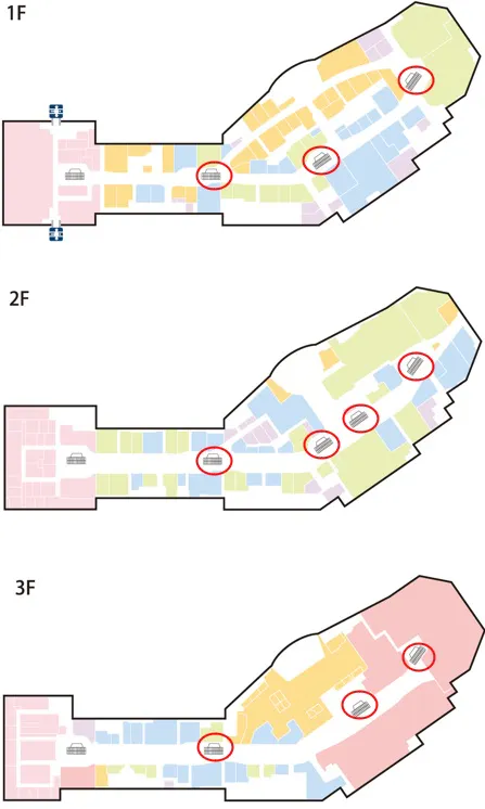 【イオンモール新利府】モール内広告 エスカレーターレーン
