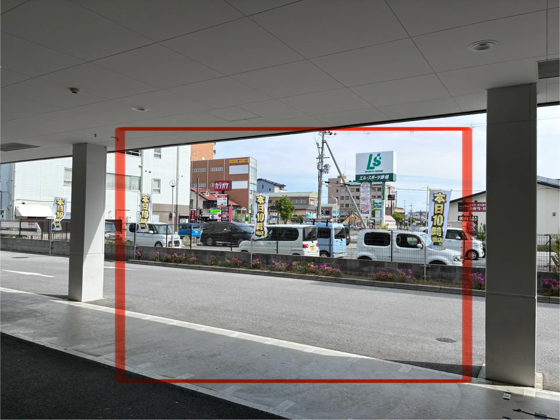 【ダイナム滋賀彦根店】物販や販促イベントに最適なアミューズメント施設のイベントスペース1