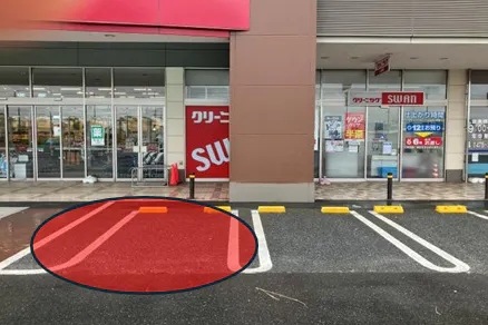 【ベイシア 長生店】駐車場スペース 販促プロモーションに最適な屋外催事イベントスペース