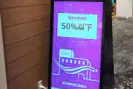 【イオンモールKYOTO】モール内広告 モールストリートビジョン