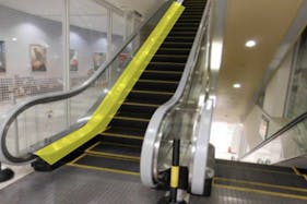 【広島段原ショッピングセンター】モール内広告 エスカレーター