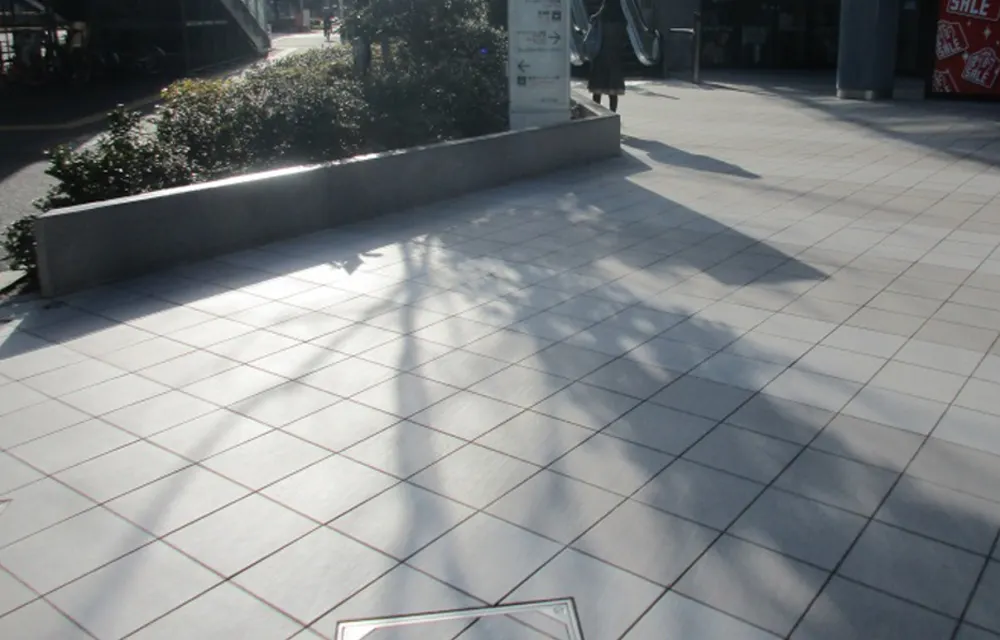 【ダイバーシティ東京 プラザ】東京テレポート駅ゲート 屋外