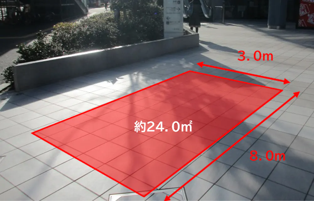 【ダイバーシティ東京 プラザ】東京テレポート駅ゲート 屋外