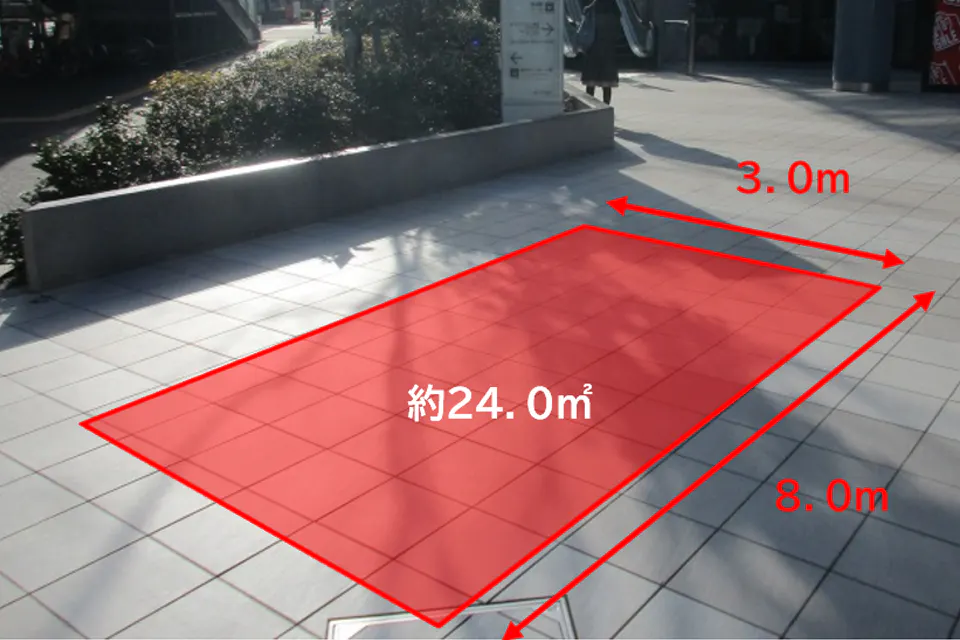 【ダイバーシティ東京 プラザ】東京テレポート駅ゲート 屋外