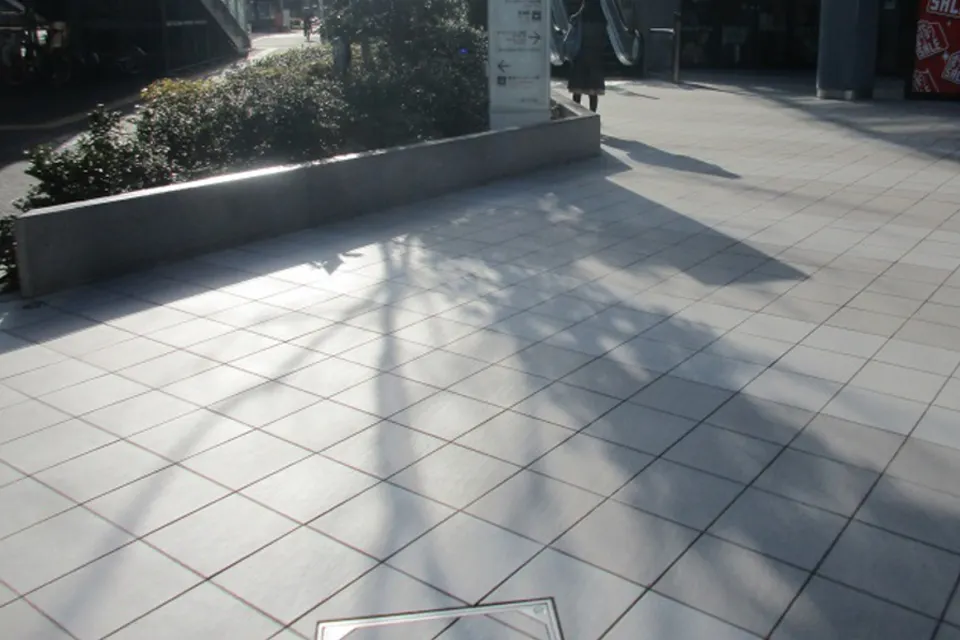 【ダイバーシティ東京 プラザ】東京テレポート駅ゲート 屋外