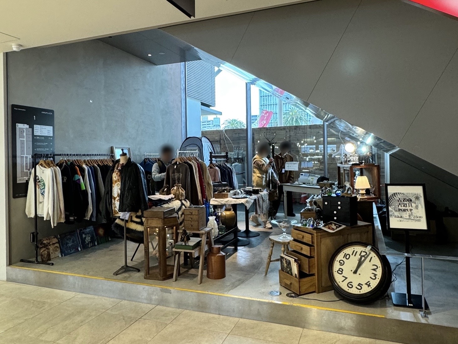 【アミュプラザみやざき】うみ館 食物販などの催事に最適な1Fエスカレーター下トラフィックの多いイベントスペース