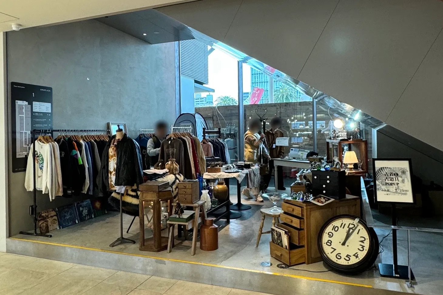 【アミュプラザみやざき】うみ館 食物販などの催事に最適な1Fエスカレーター下トラフィックの多いイベントスペース