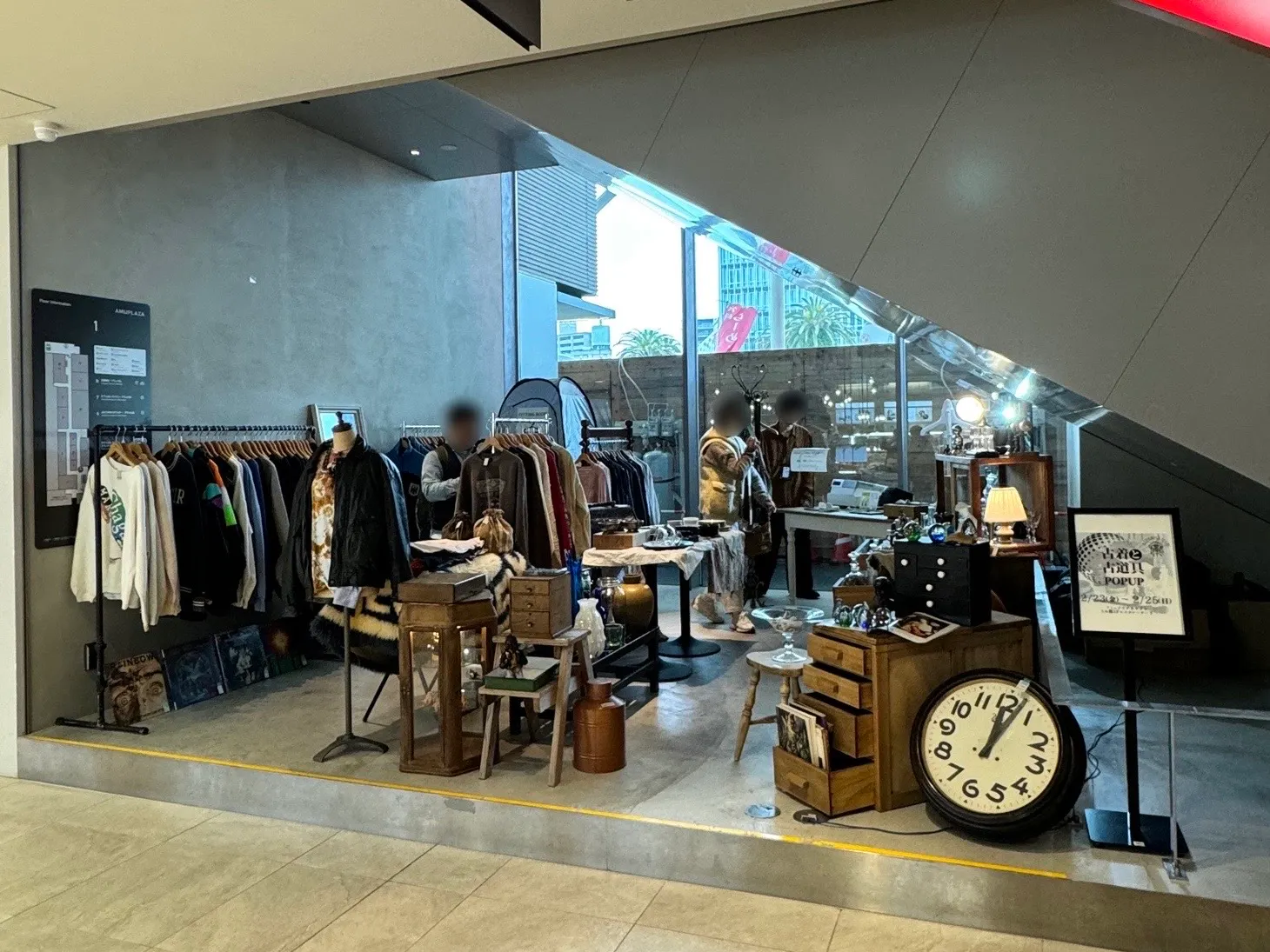 【アミュプラザみやざき】うみ館 食物販などの催事に最適な1Fエスカレーター下トラフィックの多いイベントスペース