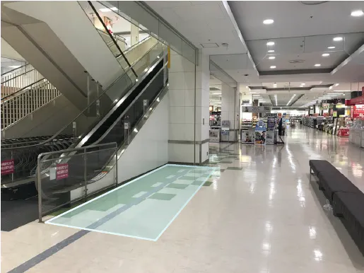 【イオンモール下妻】PRや飲食物販に適した1Fドコモ前のイベントスペース