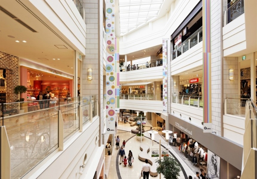 【あべのキューズモール】あべのキューズモール【メディア】「②B1～4階エスカレーター」