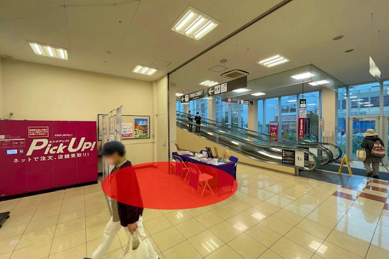 【イオンスタイル河辺店】各種プロモーションに適した1階平面駐車場出入口付近のイベントスペースの画像5