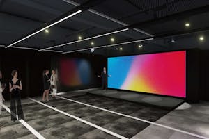 【新橋駅1分】各種パーティーやセミナーに適した黒を基調としたシックな雰囲気の貸切イベントスペース