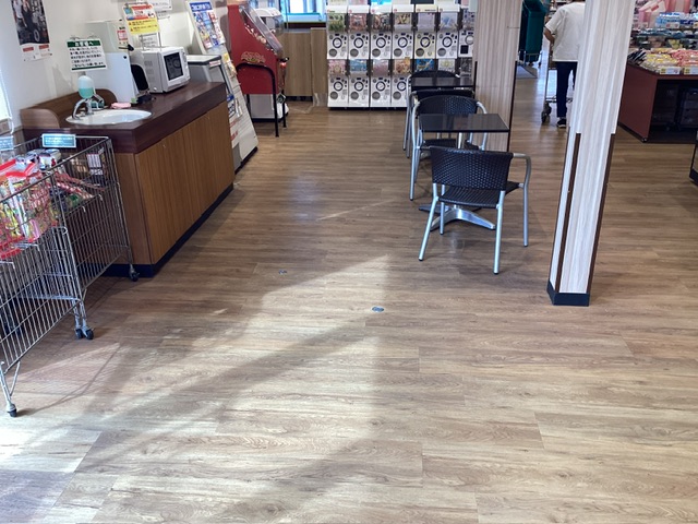 【天満屋ハピーズ郡家店】お客様休憩スペース前フリースペース 各種プロモーション、会員獲得イベントに最適な屋内催事イベントスペース