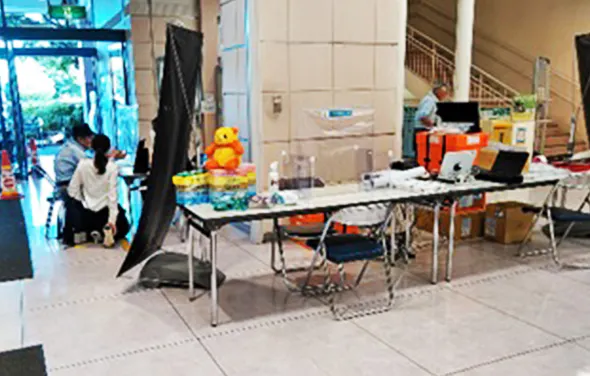 【イオン清水店】各種プロモーションや物販、食物販のポップアップストアに最適な1階専門店側入口前のイベントスペース