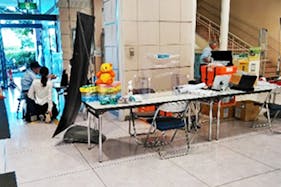 【イオン清水店】各種プロモーションや物販、食物販のポップアップストアに最適な1階専門店側入口前のイベントスペース