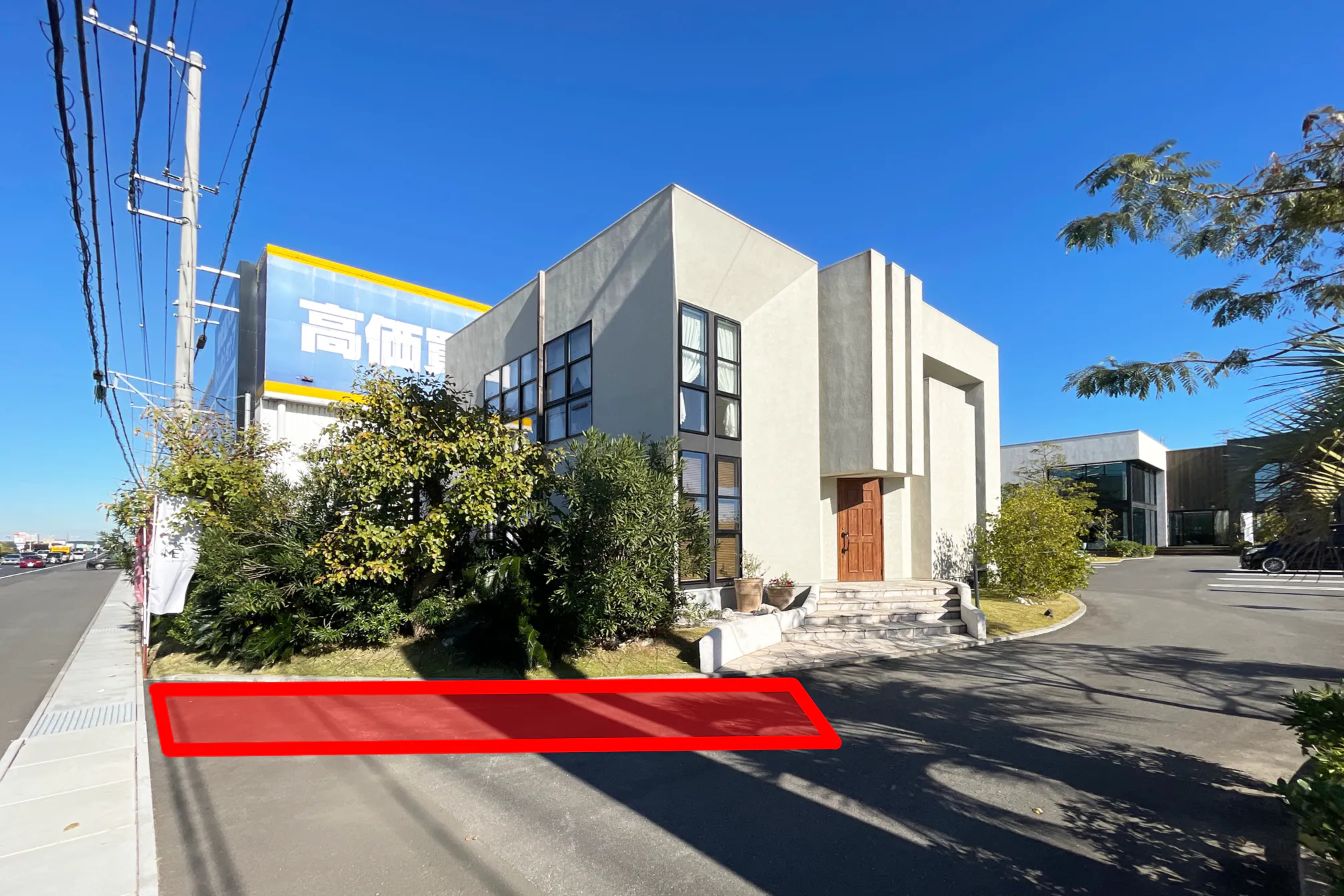 【茨城県神栖市エリア】キッチンカーでの出店に最適な国道沿い/モデルハウス前/屋外スペース