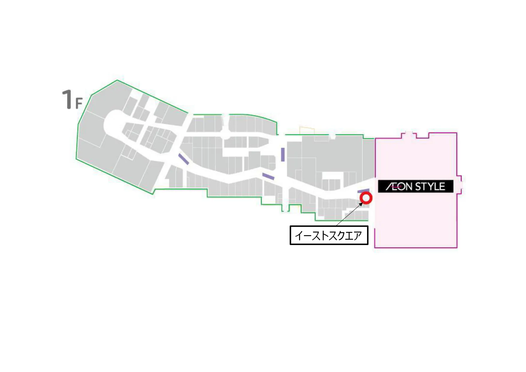【【臨時休業】イオンモール熊本】イーストスクエア