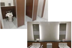 【イオンモール天童】モール内広告 化粧室