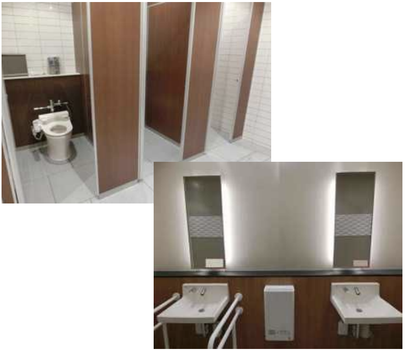 【イオンモール天童】モール内広告 化粧室