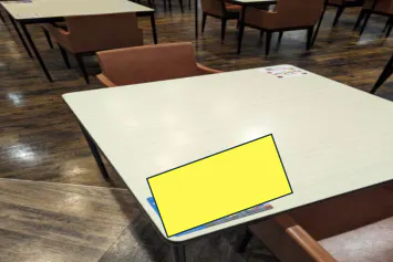 【イオンモール堺北花田】モール内広告 フードコートステッカー