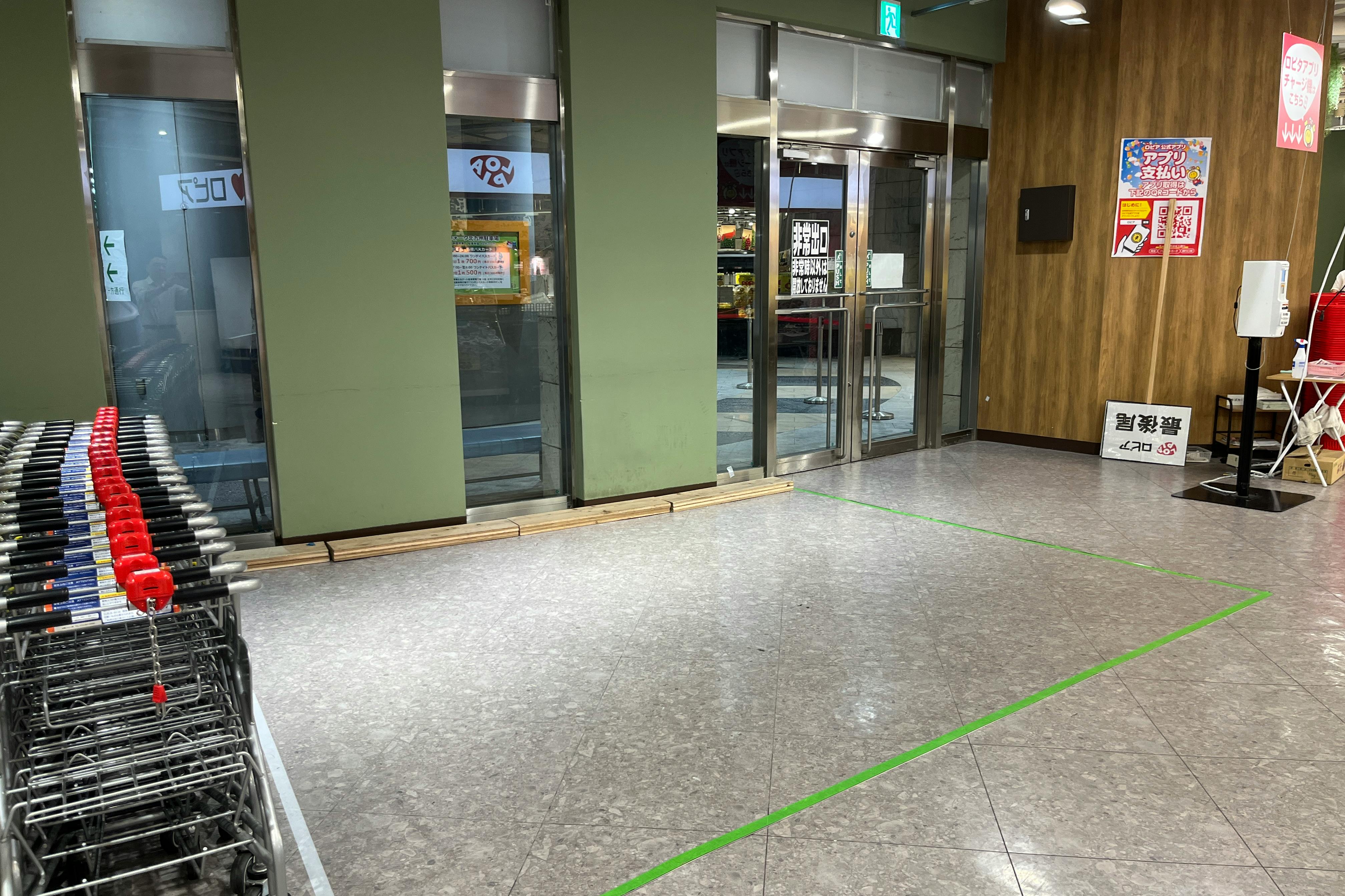 【リバーウォーク北九州】物販やプロモーションに利用可能な人気スーパーマーケット隣接B1F催事イベントスペース(SC-10-2)