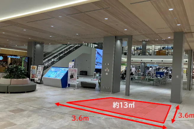 【ららぽーと門真・三井アウトレットパーク 大阪門真】1階 中央エリア西側(ロフト前)(1-4)