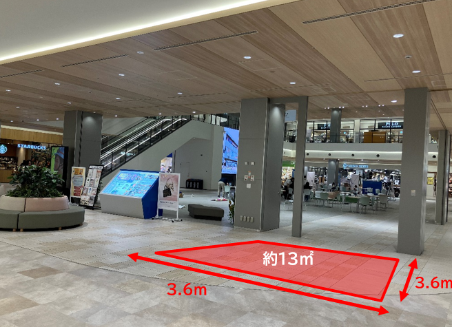 【ららぽーと門真・三井アウトレットパーク 大阪門真】1階 中央エリア西側(ロフト前)（1-4）
