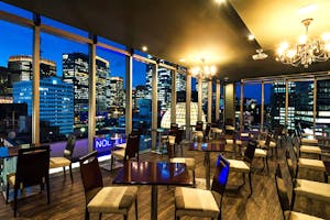 【銀座ZX夜景ラウンジ】~銀座並木通り沿い~銀座の街並み夜景を一望できる完全貸切スペース