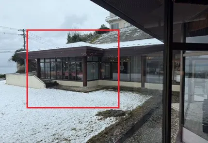 【くつろぎの宿 うみあかり】富山湾を望む温泉宿の1Fロビースペース