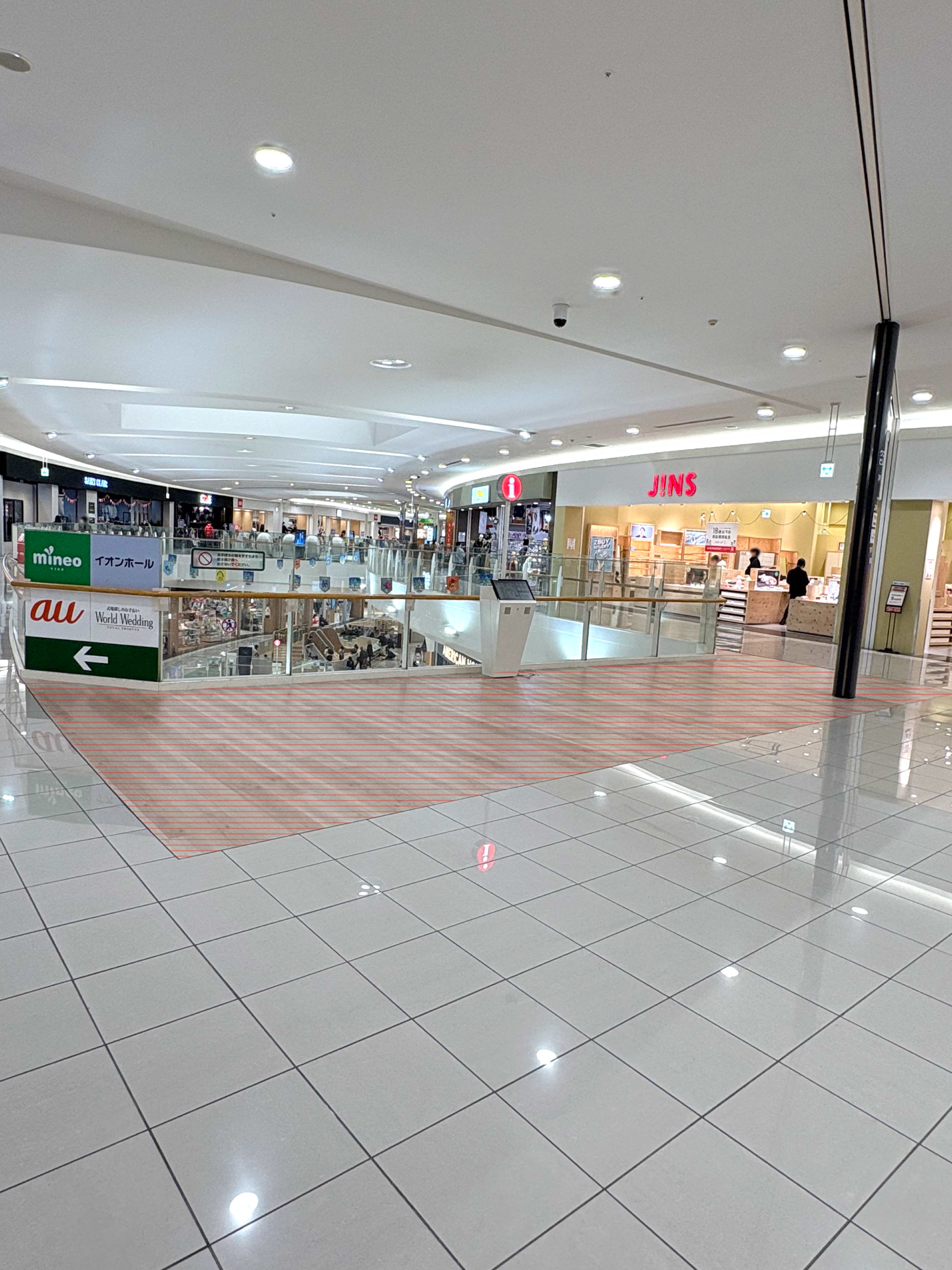 【イオンモール橿原】ノースモールB（JINS前）