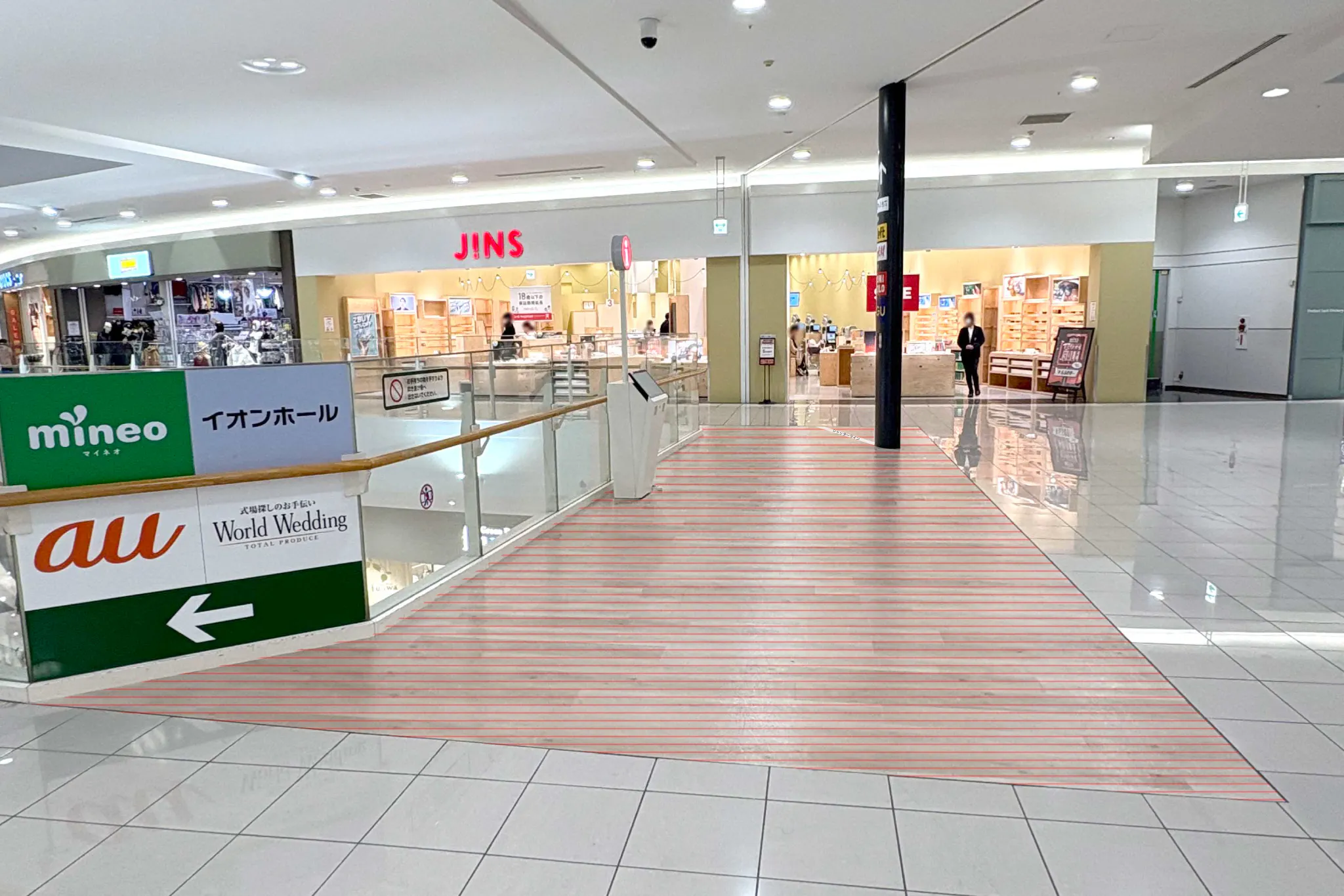 【イオンモール橿原】ノースモールB(JINS前)