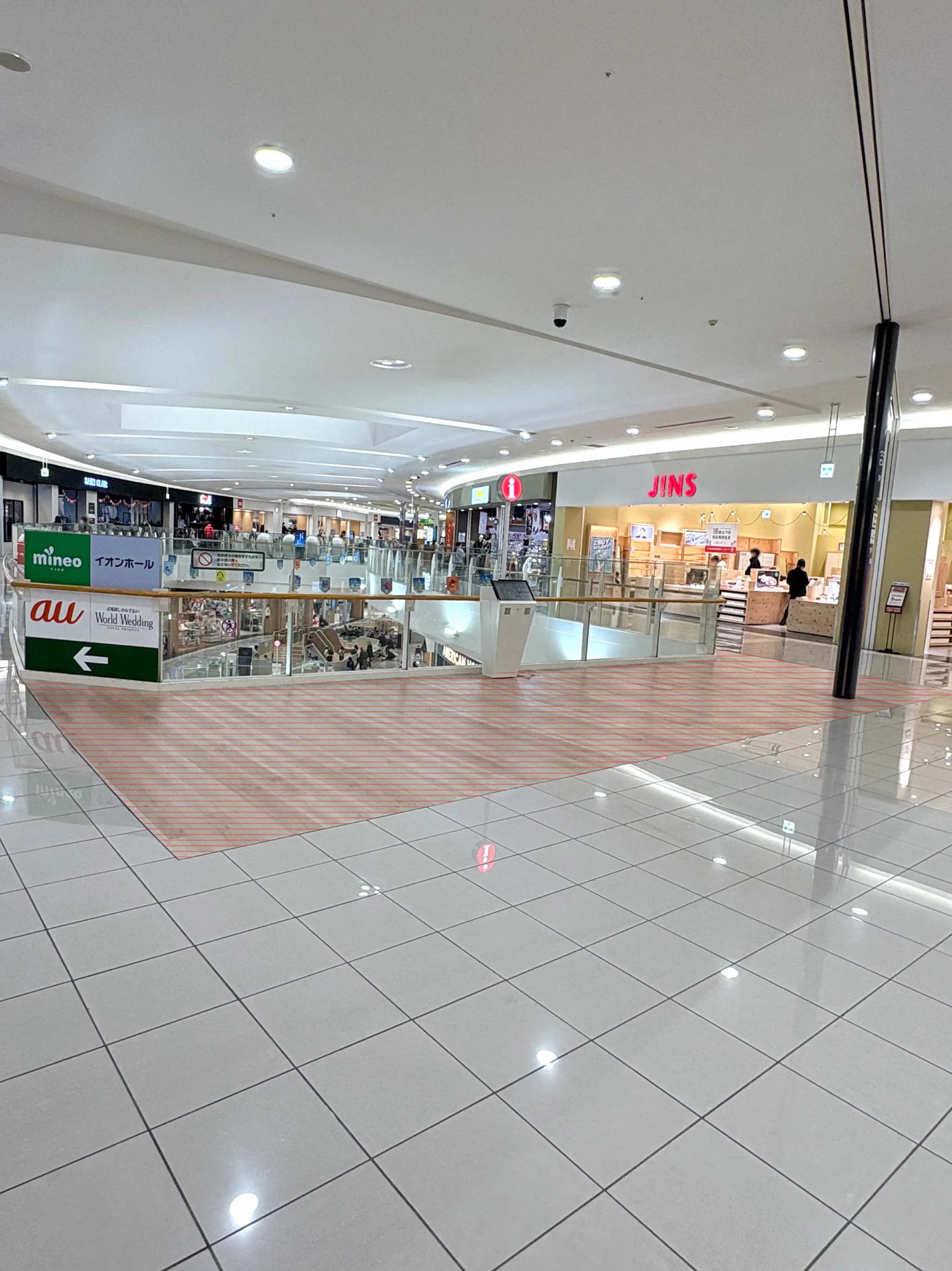 【イオンモール橿原】ノースモールB（JINS前）