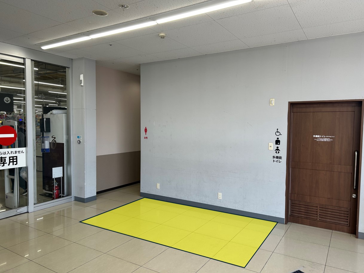 【メガセンタートライアル盛岡西バイパス店】ポップアップストアや出張販売に利用可能な風除室スペース