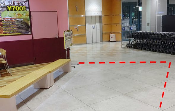 【イオン笠間店】各種プロモーションや物販、食物販のポップアップストアに最適な1Fアジマール横の催事イベントスペース