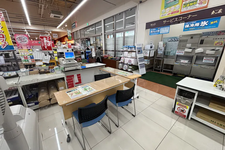【HIヒロセスーパーコンボ臼杵店】プロモーションイベントに最適なホームセンターの食品側レジ横ギフトコーナーの画像5
