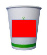 【イオンモール沖縄ライカム】モール内広告 フードコート紙コップ