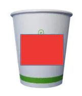 【イオンモール沖縄ライカム】モール内広告 フードコート紙コップ