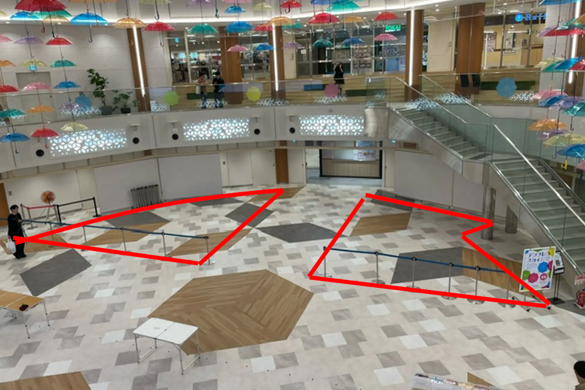 【イオンモール北大路】1F・センタープラザ【東側