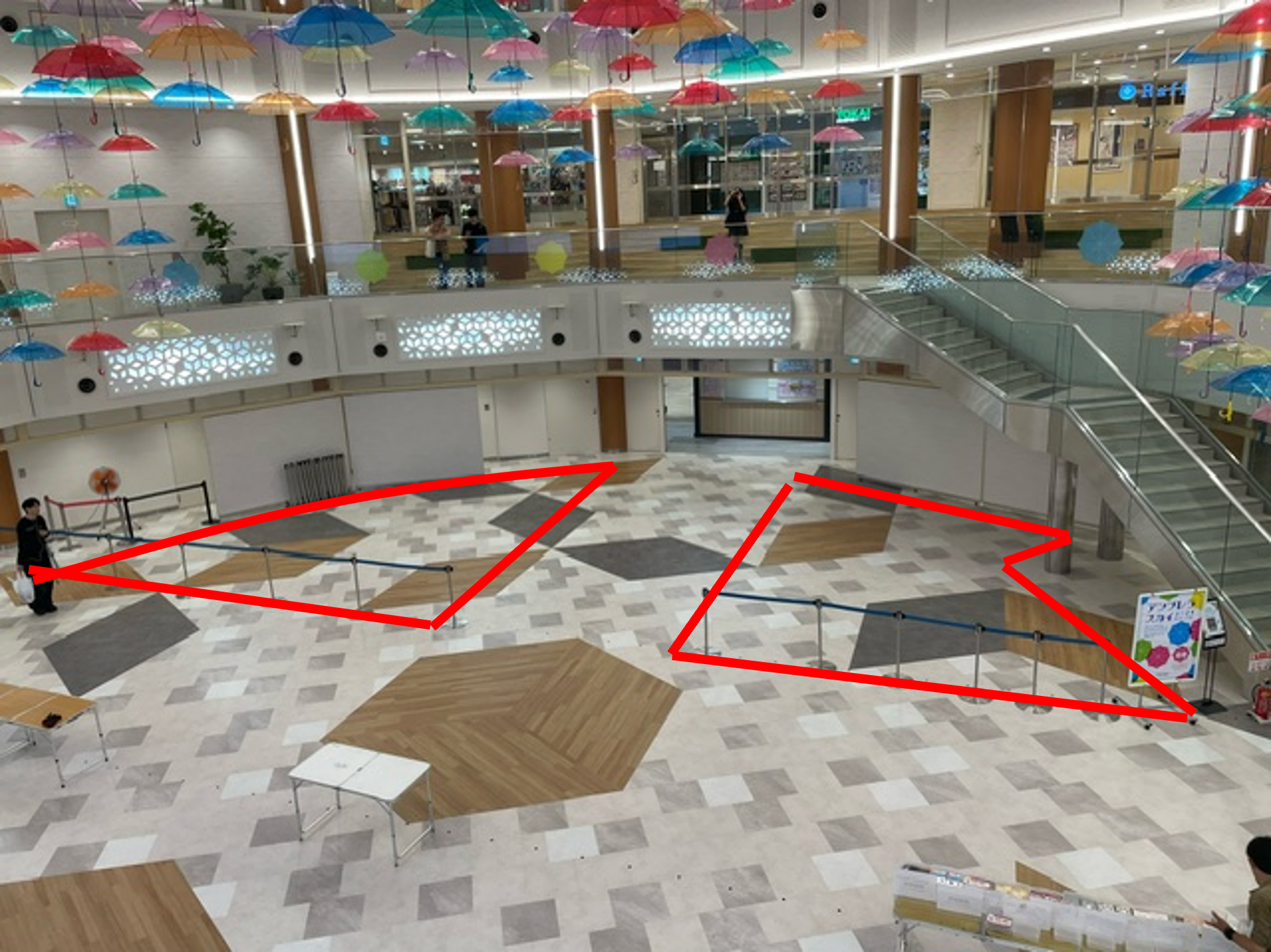 【イオンモール北大路】1F・センタープラザ【東側