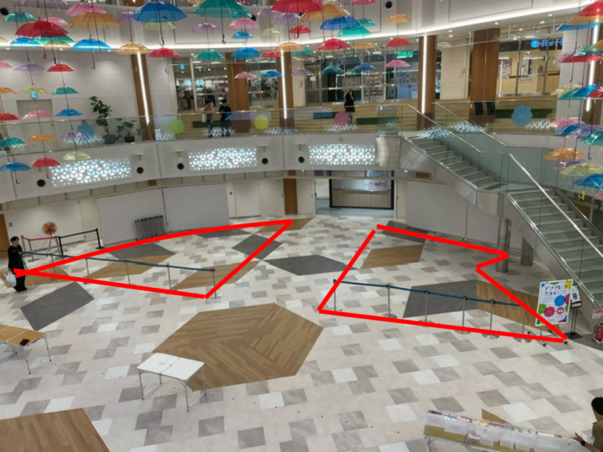 【イオンモール北大路】1F・センタープラザ【東側の画像