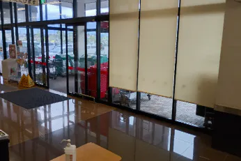 【マックスバリュ石鳥谷店】くつろぎスペースの一部 販促プロモーションに最適なスーパー店内催事イベントスペース