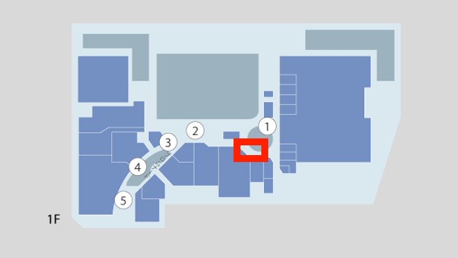 赤枠が出店スペースでございます。