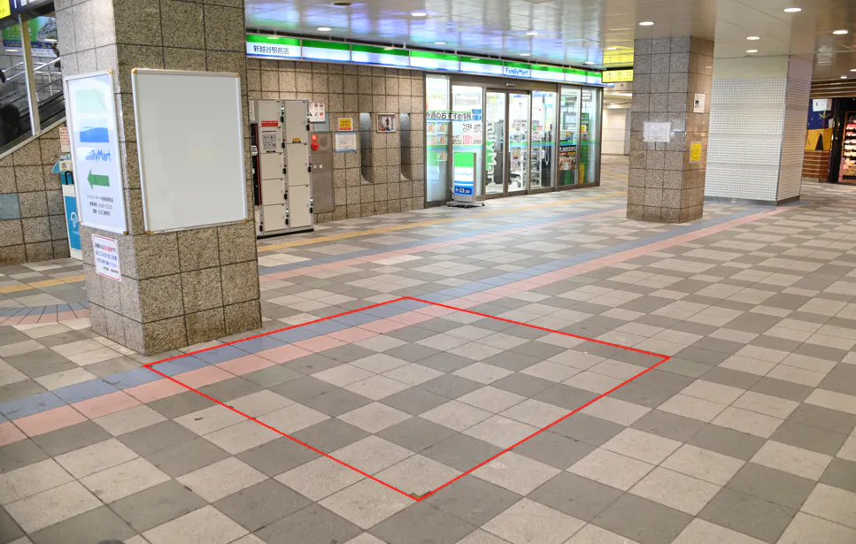 【新越谷駅】新越谷駅1階自由通路