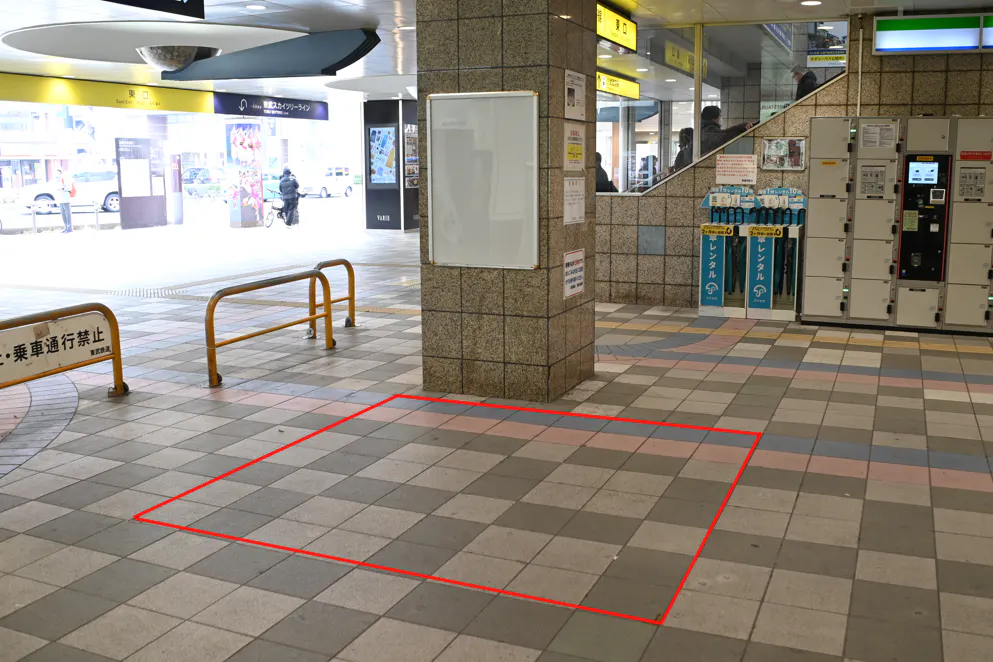 【新越谷駅】新越谷駅1階自由通路
