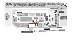 【横浜ワールドポーターズ】2F大型層間サイネージ