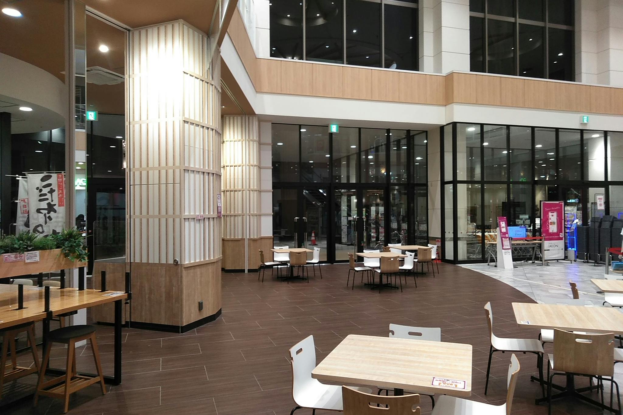 【イオンスタイル仙台卸町】プロモーションイベントや展示販売に最適な1階フードコート内にある通行量の多いイベントスペース