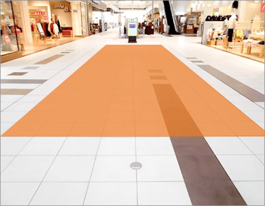 【イオンモール四日市北】各種プロモーションや物販、食物販のポップアップストアに最適な1階サマンサモスモス ケイッティオ前のイベントスペースの画像